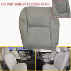 Driver Side Bottom Perforated Leather Seat Cover Gray for Lexus ES350 (2007–2012)