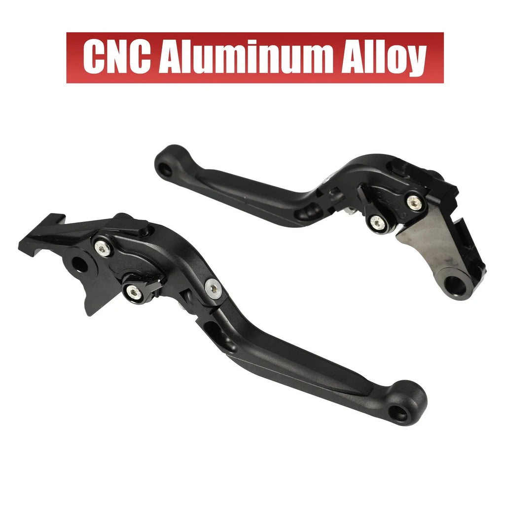 Folding Brake Clutch Levers 1 Pair for Honda 250 (2017-2021) Black