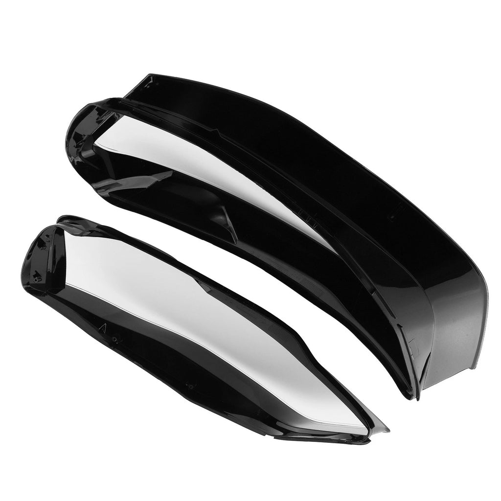Pair Front Headlight Lens Covers for Audi A4 Quattro (2013–2015)