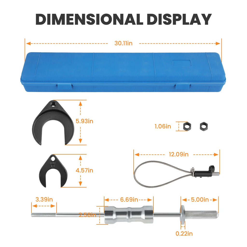 CV Joint Puller Slide Hammer Tool Kit for Front Wheel Drive Axles