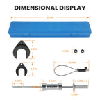 CV Joint Puller Slide Hammer Tool Kit for Front Wheel Drive Axles