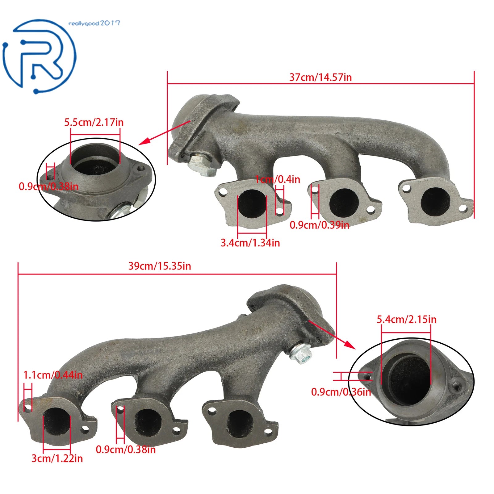 Exhaust Manifold Set for Ford F150 E150 (1999-2008)