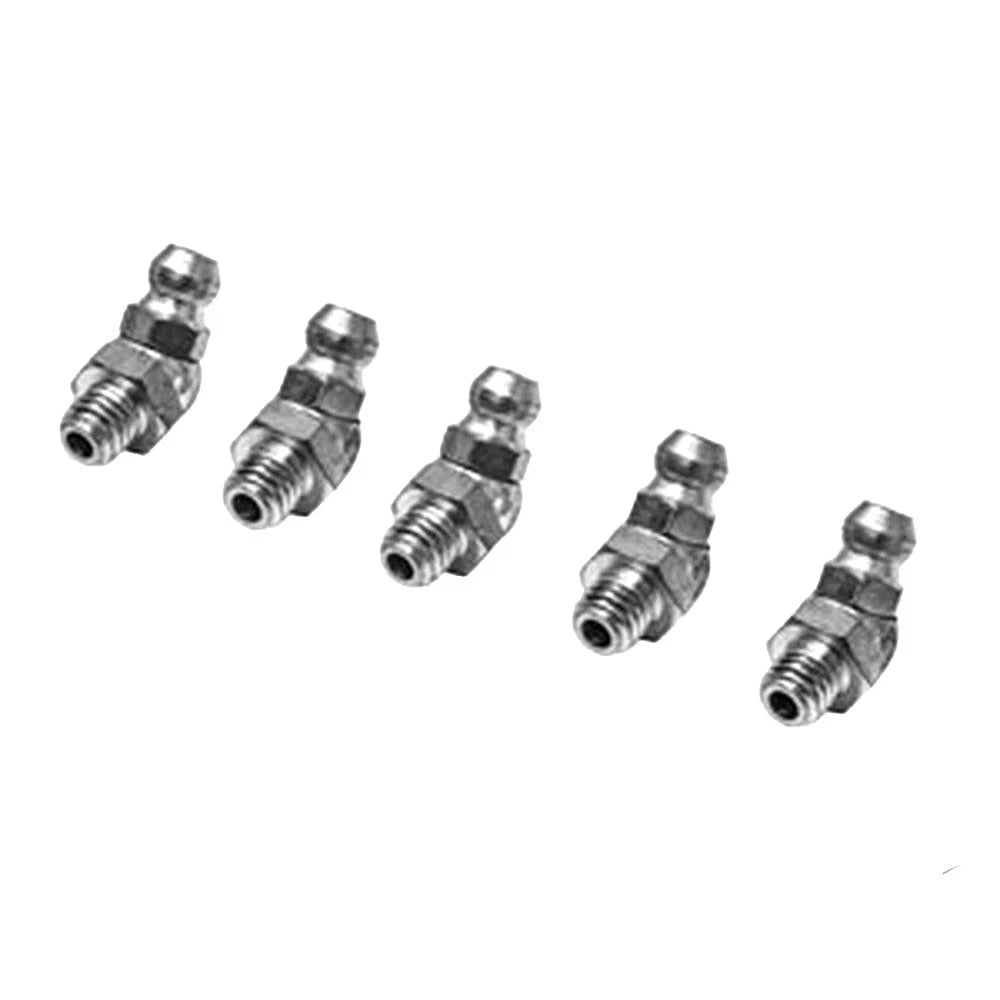 Set of 5 Grease Fittings B1PLGF46201 for Universal Applications (6mmx1mm)
