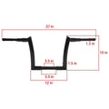 10" Meathook Ape Hanger Handlebars for Harley Touring Road Glide (2015–2023)
