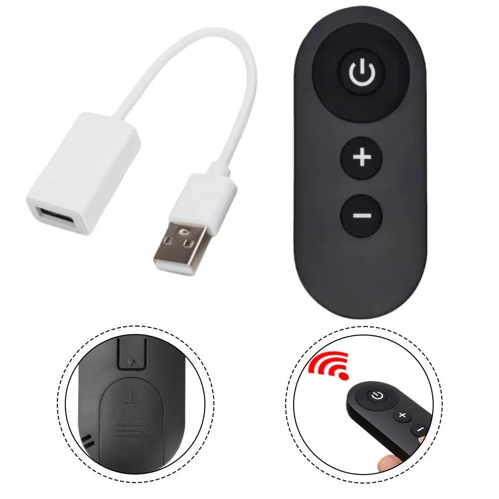Wireless USB 5V RF Remote Control Switch for LED Strips (2010–2023)