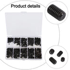 400PCS Hex Socket Set Screws M3 M5 M6 M8 12.9 Carbon Steel