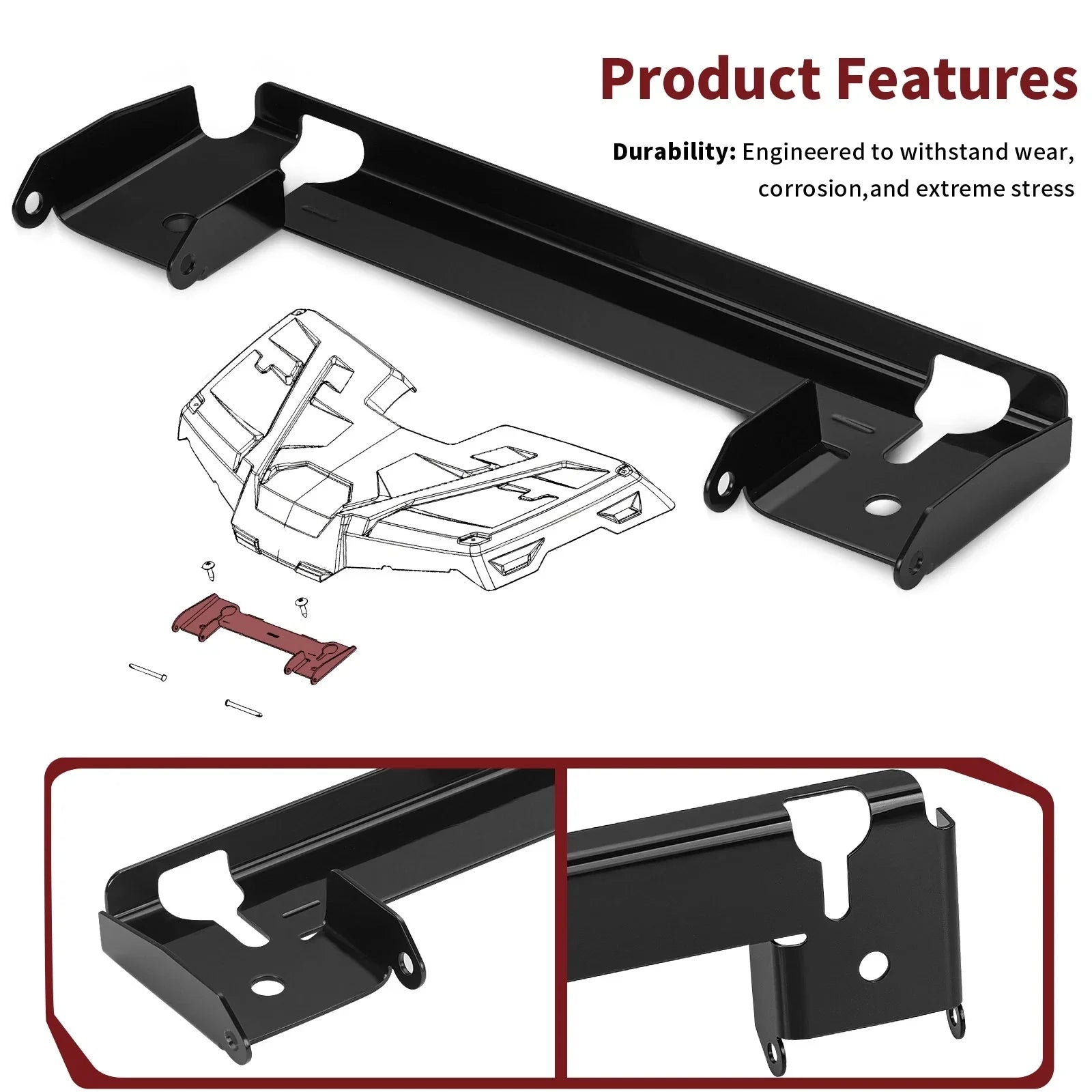 Front Rack Pivot Bracket for Polaris Sportsman 570 EPS (2014–2020)