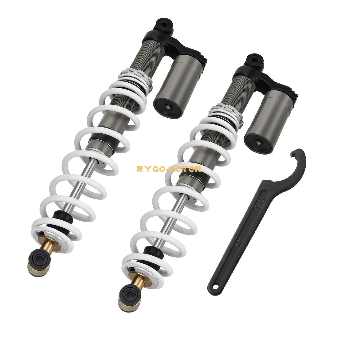 Air Front Shocks Absorbers w/Tool for Polaris RZR S 800 (2009–2012) #7043422