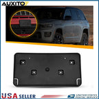 Front License Plate Frame Mount Bracket for Jeep Grand Cherokee (2017–2021)