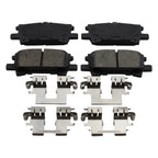 DuraGo Rear Rotors & Bosch QuietCast Ceramic Brake Pads Kit for Highlander