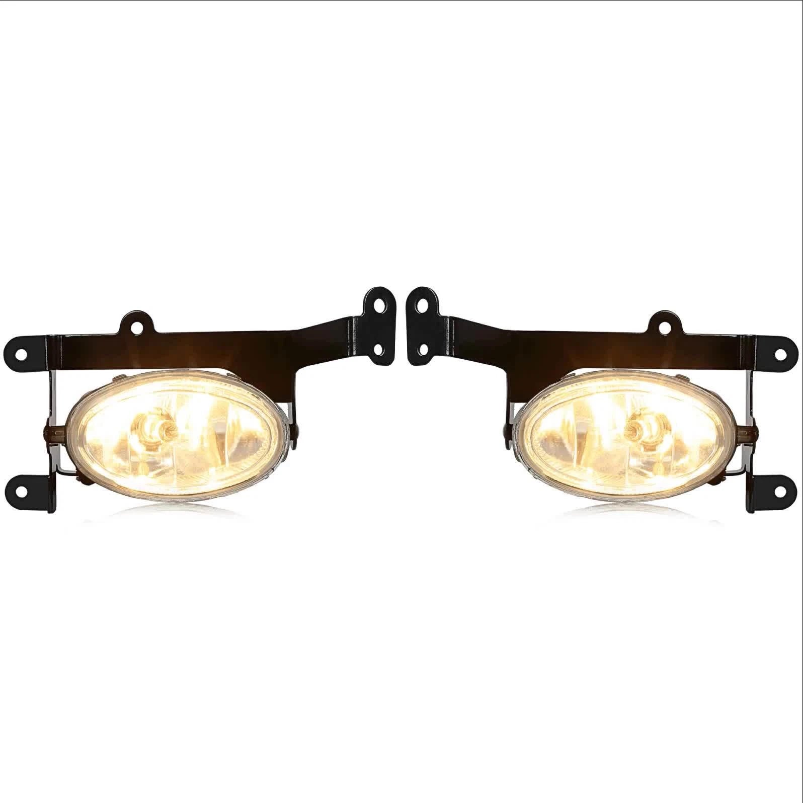 Clear Lens Fog Lights with Wiring & Switch for Honda Civic Coupe (2006–2008)