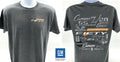 Chevy Camaro T Shirt Gray Front Logo for Chevrolet Camaro (1967–2002)