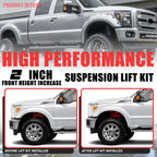 2" Steel Front Strut Top Mount Lift Kit Spacers for Ford F-150 (2005–2022)