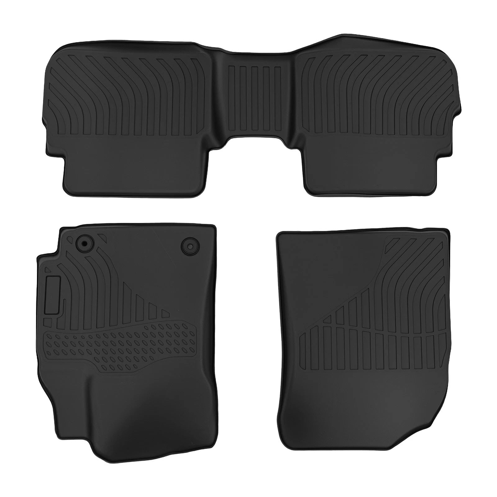Set of 4 Waterproof Floor Mats for Toyota Corolla (2009–2013) Rubber