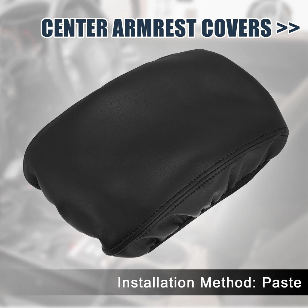 Black Microfiber Leather Armrest Protector for BMW X3 (2011–2017)