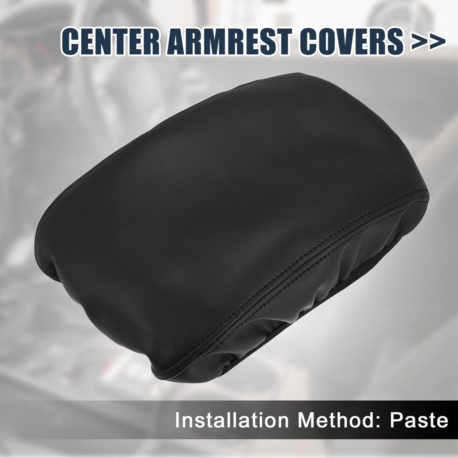 Black Microfiber Leather Armrest Protector for BMW X3 (2011–2017)
