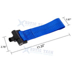 JDM Blue Tow Hook Strap for Mitsubishi Lancer Evolution Evo X (2008-2017)