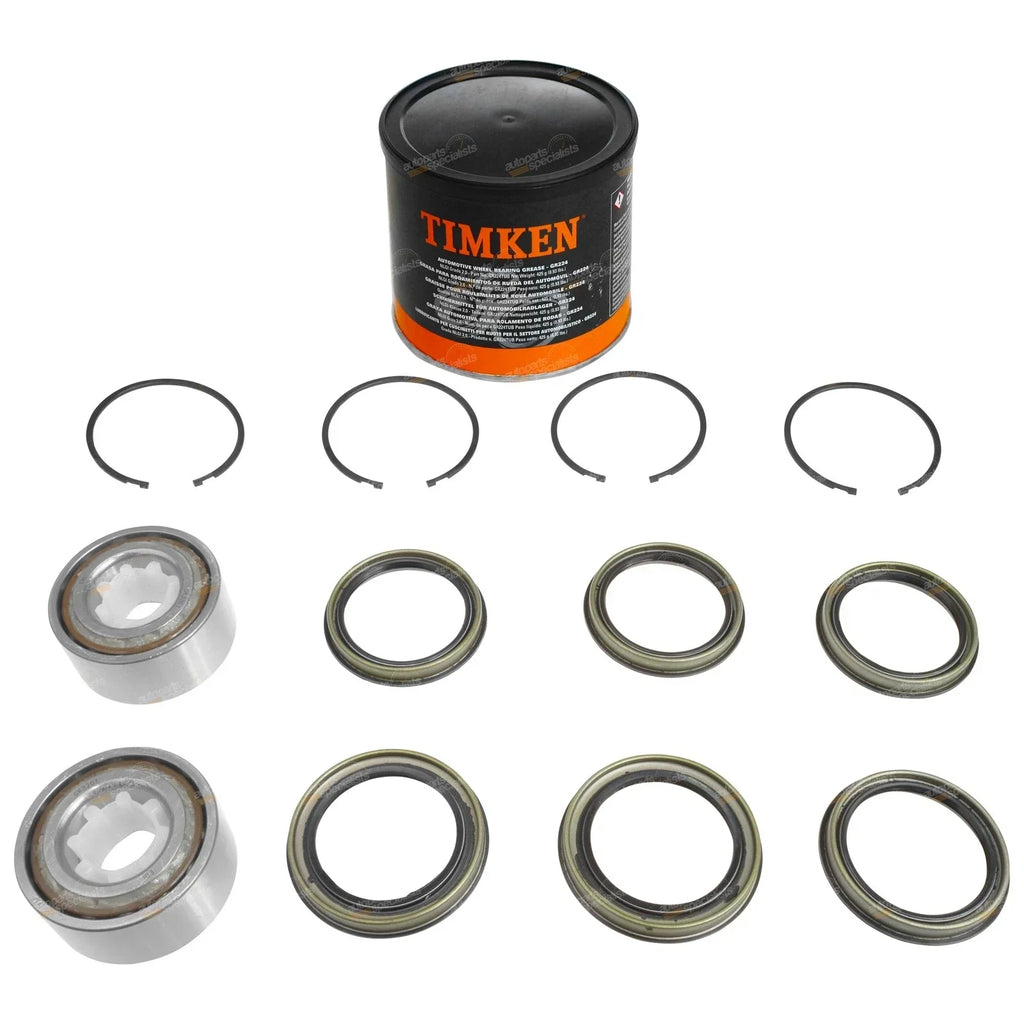Front Wheel Bearing Kits + Grease for Nissan NX B13 (1991-1995)