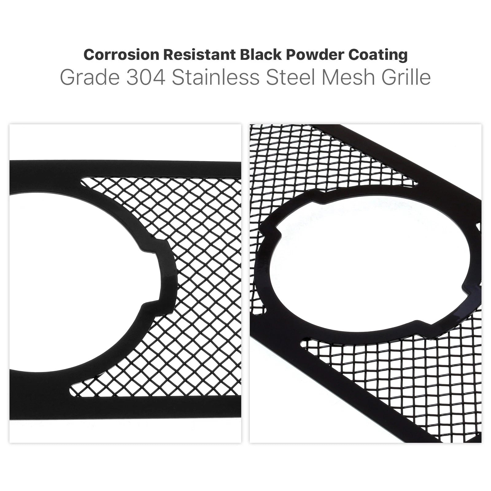 Upper Black Mesh Grille Insert for Nissan Frontier (2009-2021)