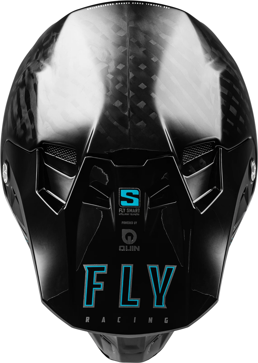 Fly Racing Formula S Carbon Helmet for Off-Road Motorcycle (Medium, Black)
