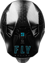 Fly Racing Formula S Carbon Helmet for Off-Road Motorcycle (Medium, Black)