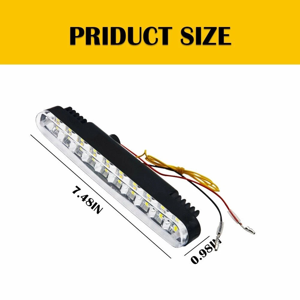 4X LED Daytime Running Light Signal Driving Lamp for