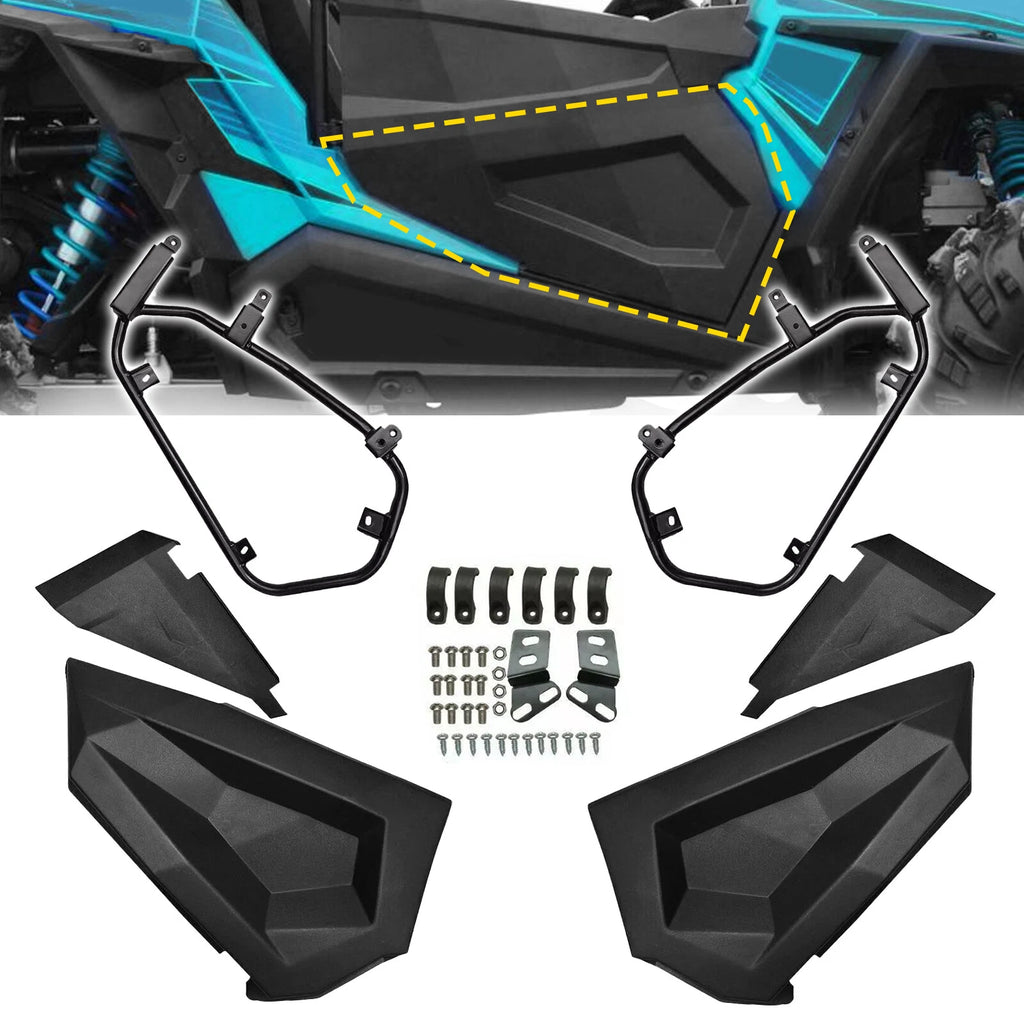 Lower Door Panel Inserts Kit for Polaris RZR 900 1000 XP S Turbo (2014–2023)