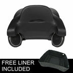 Matte Black Trunk Backrest Pad Speakers for Harley Street Glide (2014–2026)