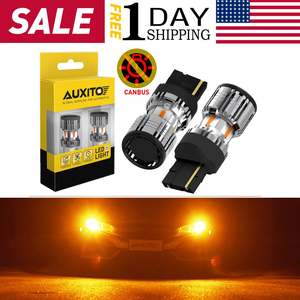 2X 50W LED Amber Yellow Turn Signal Bulbs for [Make Model] ([YYYY–YYYY])