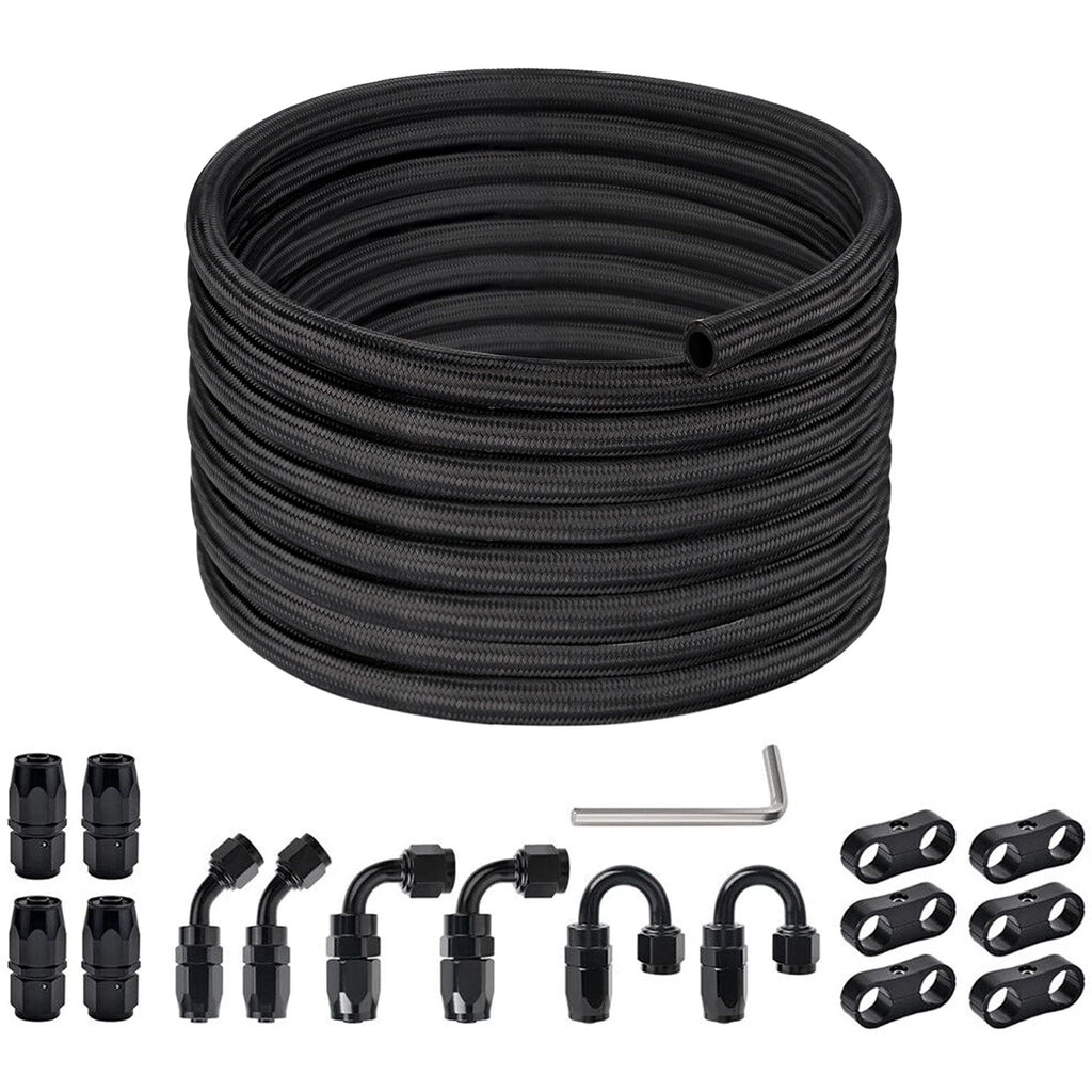 Fuel Line Kit for Universal Applications (20FT, -10AN)