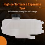 Radiator Coolant Overflow Expansion Tank with Cap for Ford Fiesta (2011–2019)