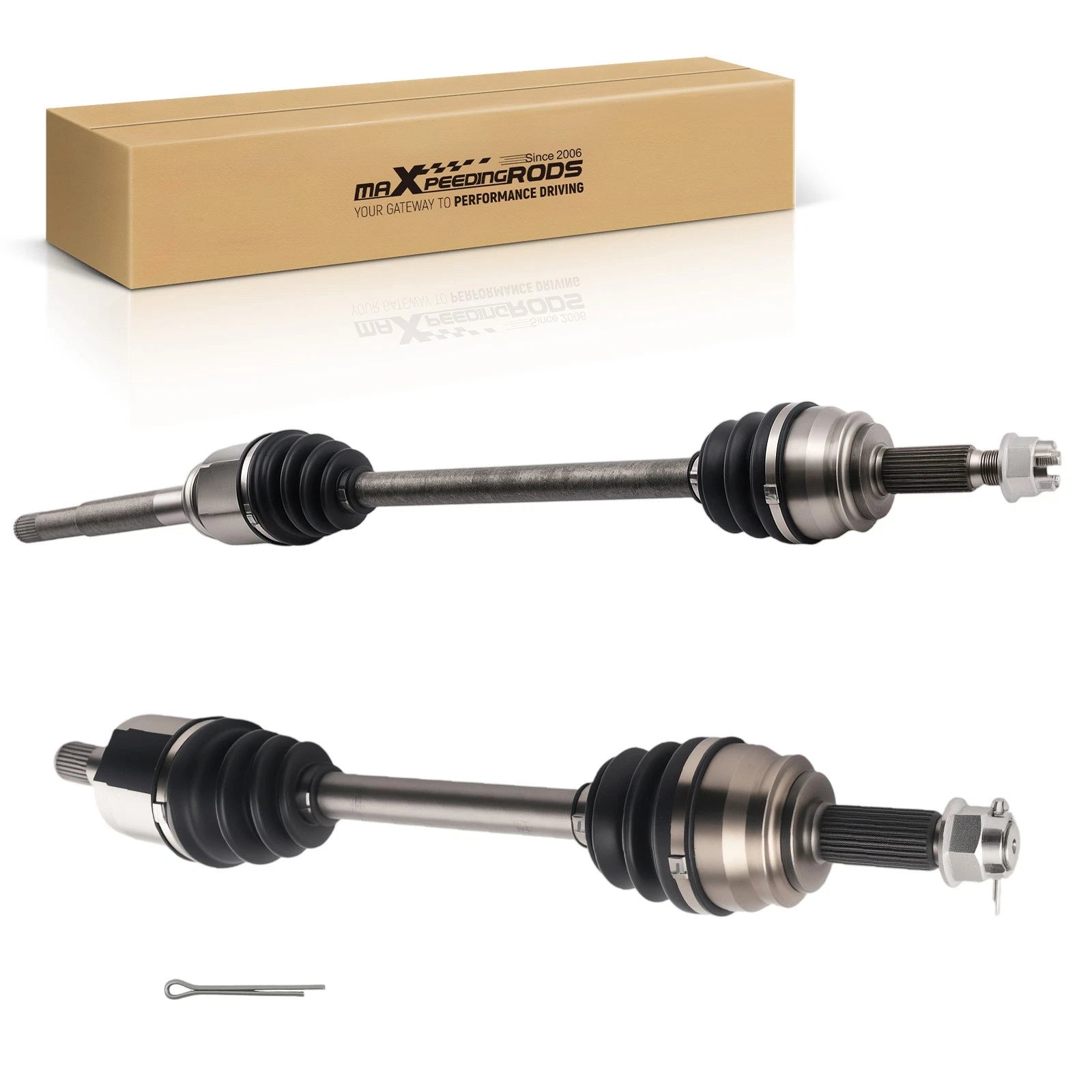 2X Front Side CV Axle Assembly for Jeep Compass Patriot (2014–2017) 4WD