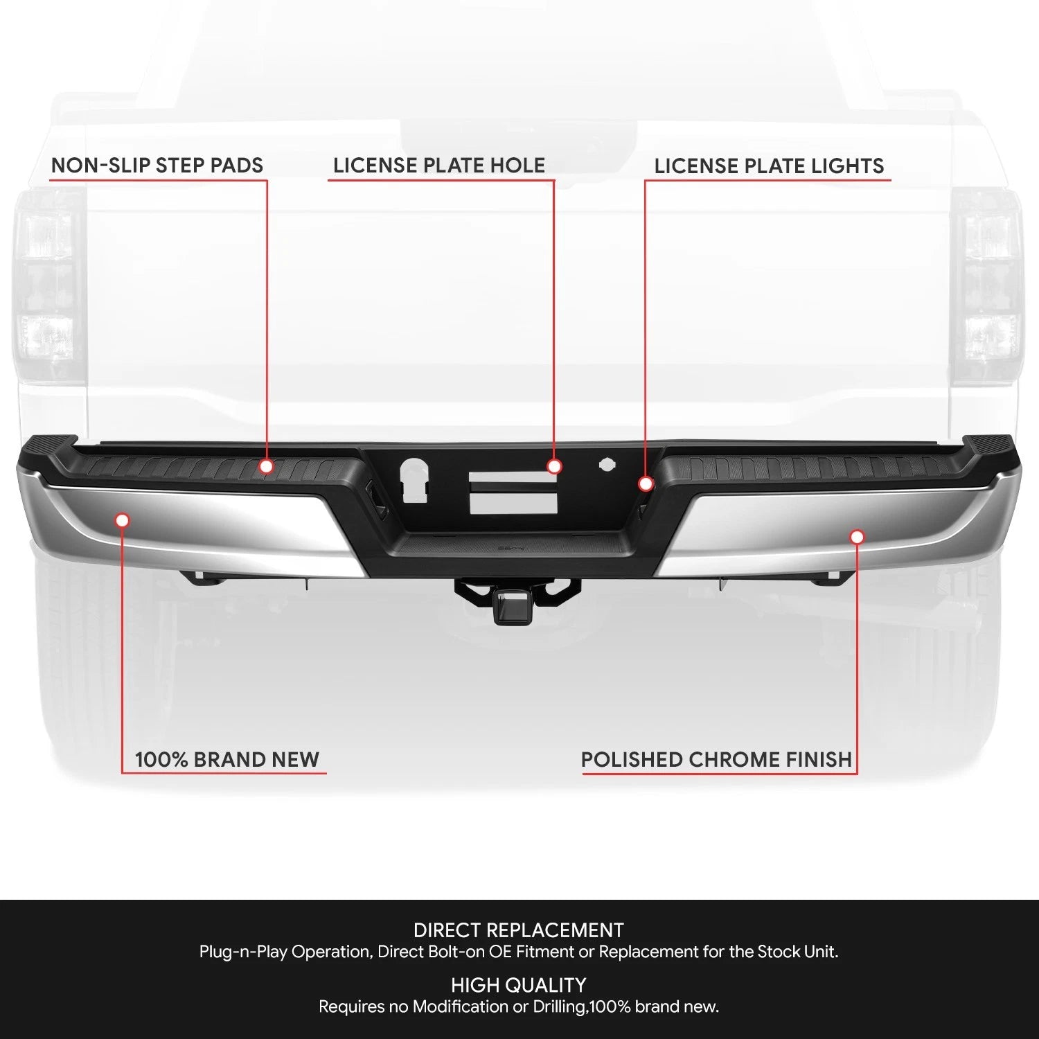 4X4 Off-Road Fog Lamps with LED Accent Lights for Universal Fit