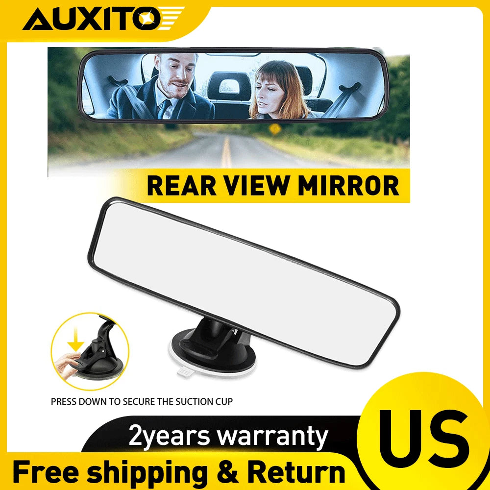 Suction Cup Rearview Mirror for Car Truck Boat (Clear)