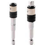 Quick Change Socket Adapter for Drill Bit Extensions (1/4 Hex Shank)