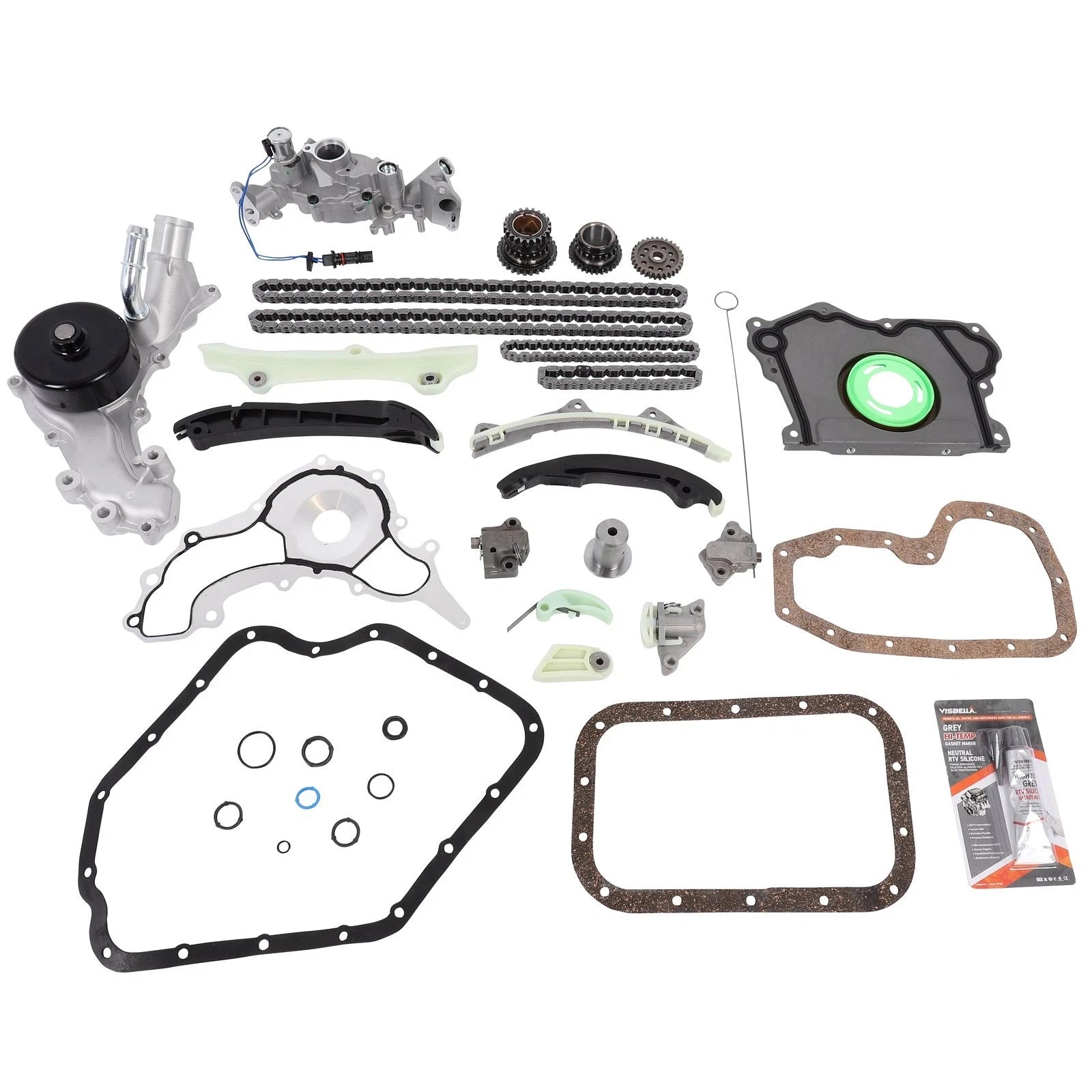 Timing Chain Kit with Oil & Water Pump for Chrysler Dodge Jeep VW 3.6L V6 (2012–2015)