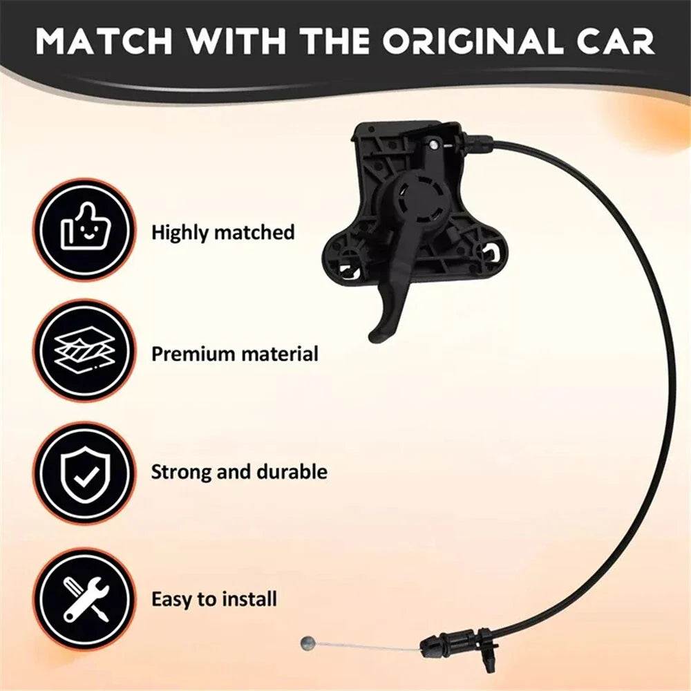 Hood Catch Release Cable for 2015-2017 Chrysler 200