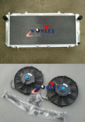 Row Aluminum Radiator + Fans for Toyota MR2 SW20 1990-1997
