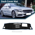 Dashboard Dash Cover Mat for Mercedes-Benz GLB X247 (2020–2022) Black Blue