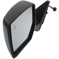 Power Mirror for Jeep Patriot (2007–2013) Driver Side Heated Textured Black