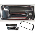 3pc. Luxury FX Chrome Tailgate Handle Cover w/o Camera for 14-18 Chevy Silverado