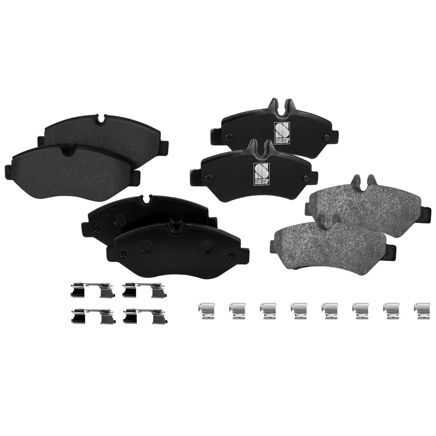 Set of 4 Brake Pads for Dodge Sprinter 2500 (2007–2008)