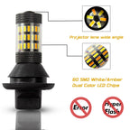 2× No Hyper Flash LED Switchback Kit for DRL Turn Signal Lights (1156/7056)