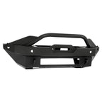 Black Steel Front Bumper with Winch Plate for Ford Bronco (2021–2023)