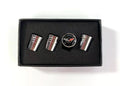 Valve Stem Caps Premium Chrome Tapered for Chevrolet Corvette C5 (1997–2004)