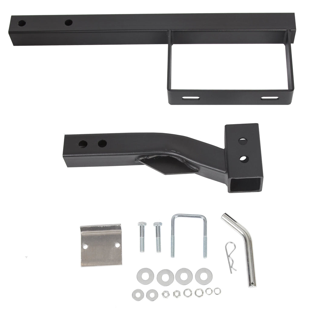 Receiver Hitch Spare Tire Mount for RV Truck (Fits 2" Receivers)