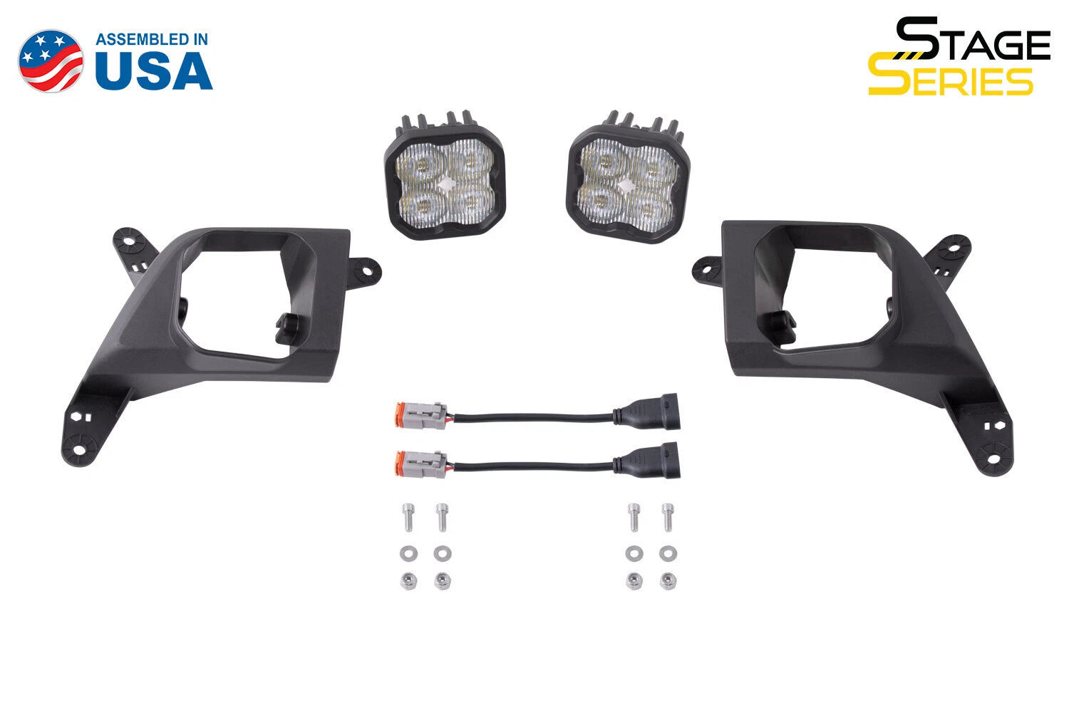 LED Fog Light Front Pair for Chevy Silverado 2500 3500 HD Sport (2020–2023)