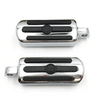 Chrome Gear Skull Footpeg Footrest for Harley V Rod Muscle Tri Glide (1984–2018)