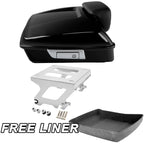 Chopped Trunk Pad Solo Mount Rack for Harley Low Rider ST FXLRST FXLRS (2022–2025)