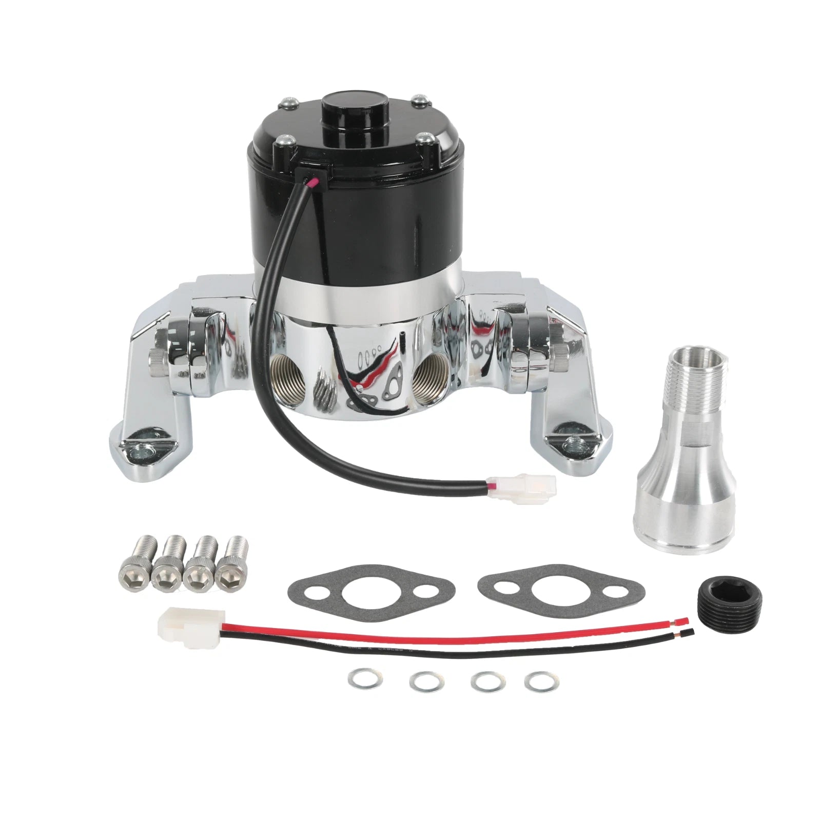 Chrome Electric Water Pump for Small Block Chevy (350 EWP)